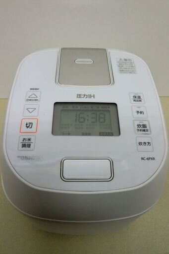 TOSHIBA　圧力IH炊飯ジャー　RC-6PXR　2022年製