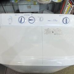 ◆Haier/ハイアール◆二槽式洗濯機　JW-W55E　2019年製　動作確認済み　USED
