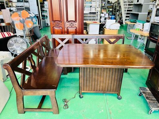 大阪❗️♻️エコマックス♻️配送も可⭕️「S454」カリモク RUSTIC テーブル