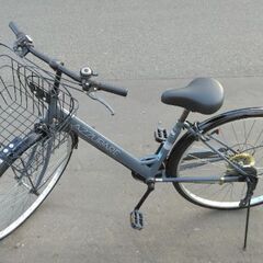 北海道の自転車 27インチ 自転車 11800円 6段切替 鍵 オートライト付 新規