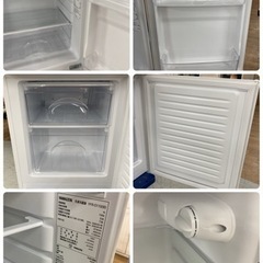 S280 ⭐ YAMAZEN 2ドア冷蔵庫（106L 右開き）20年製 YFR-D10 ⭐動作確認済 ⭐クリーニング済