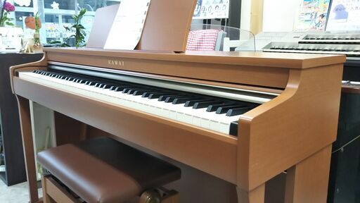 送料込電子ピアノ KAWAI CN25C 14年製 椅子付き チェリー調 カワイ 送料込電子ピアノ KAWAI CN25C 14年製 椅子付き チェリー調 カワイ