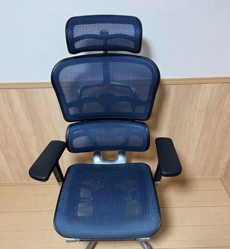 エルゴヒューマンプロ　オットマン内蔵型　ブルー