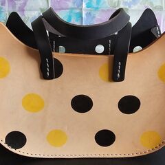 新品未使用ハンドバッグNECO BASKETオンライン限定水玉模様 新品未使用ハンドバッグNECO BASKETオンライン限定水玉模様