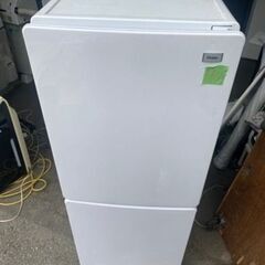 NO 187 🌈福岡市内配送設置無料✨🌈ハイアール 霜取り不要・3段引出し式冷凍室がひとり暮らしに便利! 148L冷凍冷蔵庫(ブラック) ホワイト JR-NF148A-W