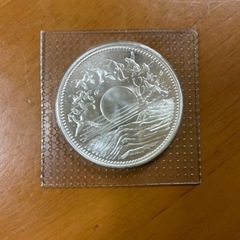 天皇陛下御在位六十年記念　一万円銀貨