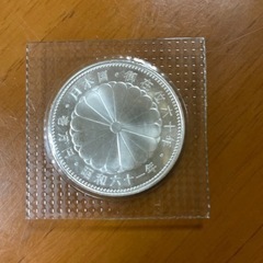 天皇陛下御在位六十年記念　一万円銀貨