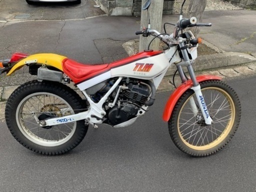 ホンダ　TLM200 トライアルバイク　2ストローク　ジャンク　書類あり