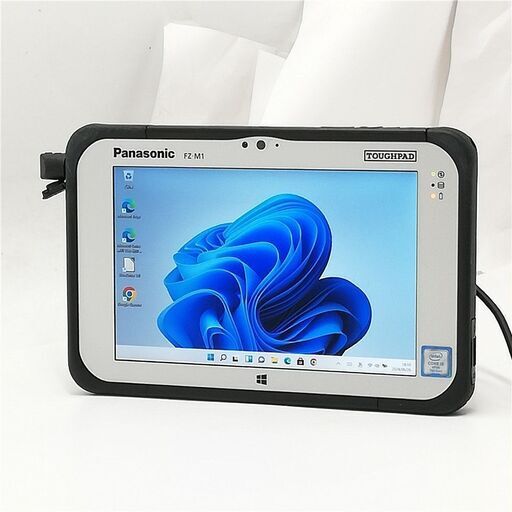 230時間使用 7型 高性能タブレット Panasonic TOUGHPAD FZ-M1JAAAJVJ 第7世代i5 高速SSD 無線Wi-Fi Bluetooth webカメラ Windows11 Office