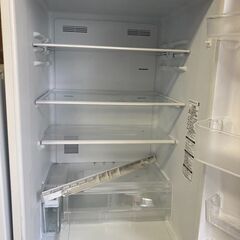 ☆中古￥31,800！【店長おすすめ！】Panasonic　365㍑3ドア冷蔵庫　家電　2018年製　NR-C37HC-W型　幅59㎝ｘ奥行64㎝ｘ高さ180㎝　【BF164】