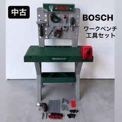 【中古】BOSCH ワークベンチ 電動ドライバー付き 子供用工具...