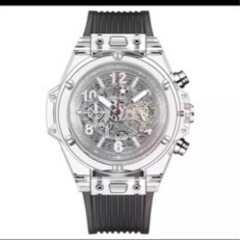 【最高品質の極み‼️】　スケルトン仕様腕時計　メンズ　Clear×Clear