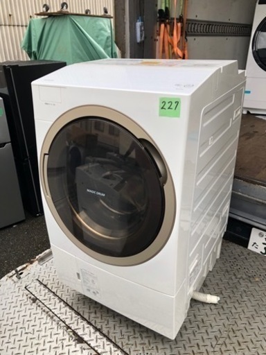 NO 227 福岡市内配送設置無料✨  TW-117X5L-W ドラム式洗濯乾燥機 グランホワイト [洗濯11.0kg /乾燥7.0kg /ヒートポンプ乾燥 /左開き]