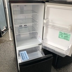 NO 211 🌈福岡市内配送設置無料✨🌈  2019年　三菱 【右開き】146L 2ドアノンフロン冷蔵庫 keyword キーワードブラック MR-P15EE-KK