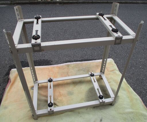 ☆エアコン室外機用据付架台 2段架台 室外ユニット2台用◆限られたスペースを有効活用