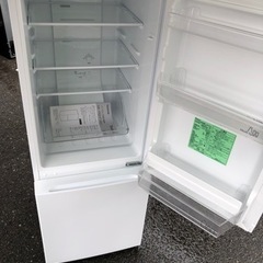 NO 214  🌈福岡市内配送設置無料✨🌈  2019年　ヤマダ電機 2ドア冷蔵庫 (156L・右開き) ホワイト YRZF15G1
