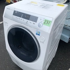 福岡市内配送設置無料 シャープ SHARP ES-ZH1-WR [ドラム式プラズマ