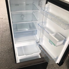 NO 216  🌈福岡市内配送設置無料✨🌈  2022年　ハイセンス 冷蔵庫 幅48.1cm 162L ブラック HR-D15FB 2ドア 右開き 自動霜取り コンパクト