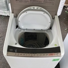 NO 217 🌈福岡市内配送設置無料✨🌈  BW-DV80C 縦型洗濯乾燥機 ビートウォッシュ シャンパン [洗濯8.0kg /乾燥4.5kg /ヒーター乾燥(水冷・除湿タイプ) /上開き]