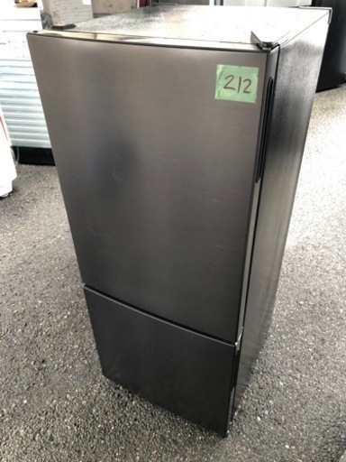 NO 212福岡市内配送設置無料✨　2022年 冷蔵庫 小型 2ドア 117L 新生活 ひとり暮らし 一人暮らし コンパクト 右開き オフィス 単身 おしゃれ ガンメタリック MAXZEN JR117ML01GM