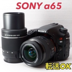 SONY α65 ❤️スマホ転送 トリプルレンズ 高速連写 一眼レフ せり様