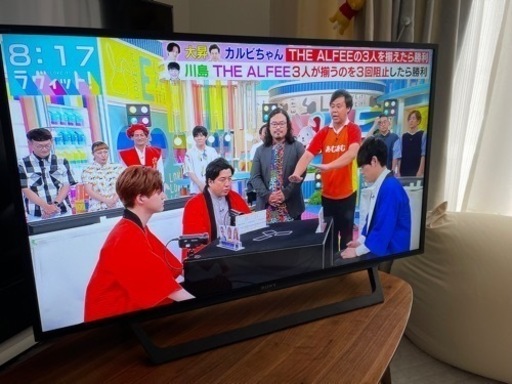 テレビ 2019年製 SONY TV ブラビア　43型　 KJ-43W730E