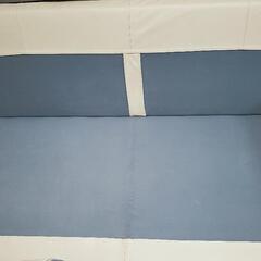 美品　IDC大塚　本革　フェザー　ソファ