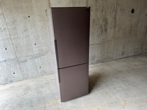 【中古】 札幌 引取歓迎 冷凍冷蔵庫 SHARP シャープ 容量271L 冷凍102L 冷蔵169L SJ-PD27C-T 2017年製 プラズマクラスター 【札TB01】