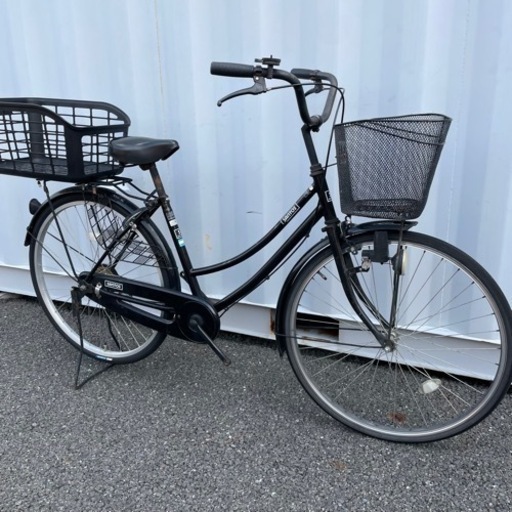 都内/千葉市引取】ママチャリ 26インチ自転車 鍵/カゴ/ライト付 都内