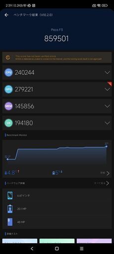 Xiaomi Redmi K40 6GB/128GB 黒（Snapdragon 870 Antutu 85万点）