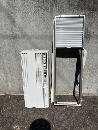 コロナ 窓用エアコン CW-16Ａ 2020年製　4.5～6畳 標準取付枠 リモコン付 100V 冷房 ウインドエアコン CORONA
