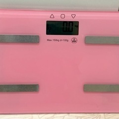 体重計 ピンク
