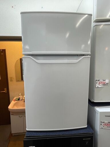 冷蔵庫　No.13500　コンパクトタイプ!　ヤマゼン　2021年製　86L　YFR-D91(W)　【リサイクルショップどりーむ天保山店】