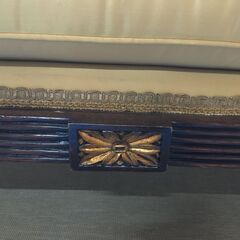 EA276)ソファー 3人掛けサイズ アンティーク調 エジプト輸入品 幅：約175cm 高さ：約91cm 奥行：約63cm  中古品【取りに来られる方限定】