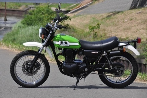 バイク カワサキ250TR キャブ BJ250F 程度良好 前後タイヤ新同 埼玉県