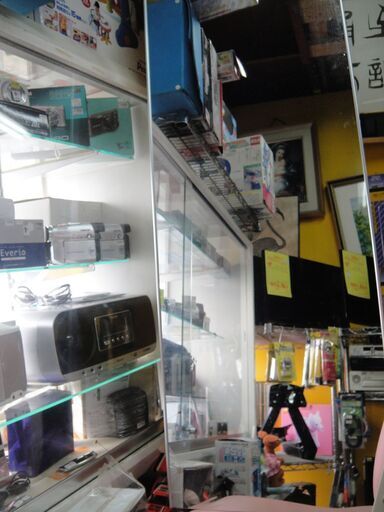 KOiZUMi レトロな姿見 鏡 80s アイアンフレーム スタンドミラー 姿見