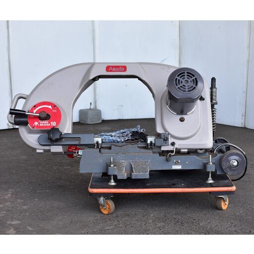 【ヤ取終了7/12】≪yt1451ジ≫ Asada/アサダ バンドソー ビーバー10 BB1000 φ270mm AC100V 50/60Hz 現状品 DIY/鉄工/金属加工/配管/中古電動工具 60608-05
