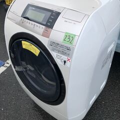 NO 232 🌈北九州市内配送設置無料✨🌈　日立 HITACHI ビッグドラム ななめ型ドラム式洗濯乾燥機（11.0kg） 左開き シャンパン BD-V9800L N