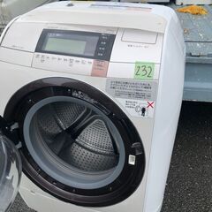 NO 232 🌈北九州市内配送設置無料✨🌈　日立 HITACHI ビッグドラム ななめ型ドラム式洗濯乾燥機（11.0kg） 左開き シャンパン BD-V9800L N