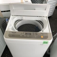 NO 226 🌈北九州市内配送設置無料✨🌈 NA-F60B11-N 全自動洗濯機 シャンパン [洗濯6.0kg /乾燥機能無 /上開き]