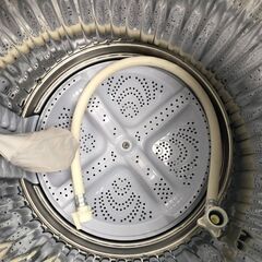 NO 225 🌈北九州市内配送設置無料✨🌈 ES-TX5B-N 縦型洗濯乾燥機 ゴールド系 [洗濯5.0kg /乾燥3.5kg /ヒーター乾燥(排気タイプ) /上開き] 