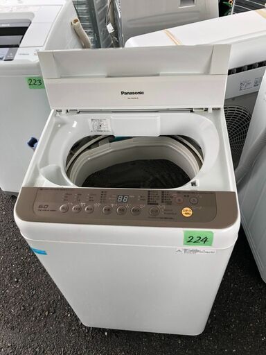 中古 6.0kg 全自動洗濯機 パナソニック NA-F60B14 2021年製造 新生活 単身