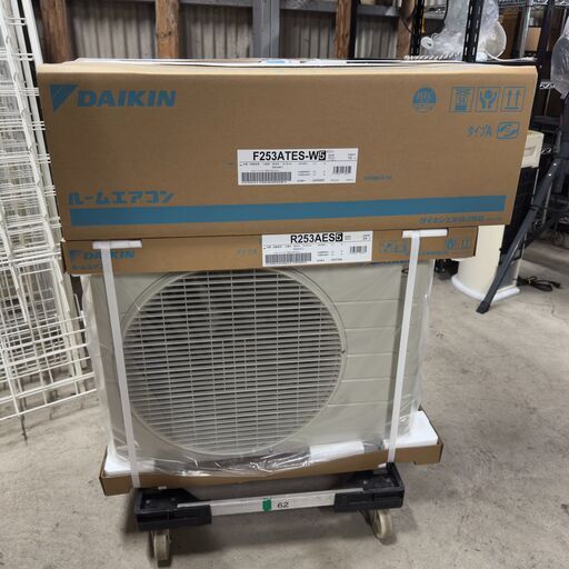 【ジ154】《新品》ダイキン エアコン 2.5kw 8畳用 100V 2023年モデル DAIKIN S253ATES-W