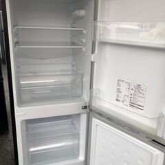 NO 212🌈北九州市内配送設置無料✨🌈　2022年 冷蔵庫 小型 2ドア 117L 新生活 ひとり暮らし 一人暮らし コンパクト 右開き オフィス 単身 おしゃれ ガンメタリック MAXZEN JR117ML01GM