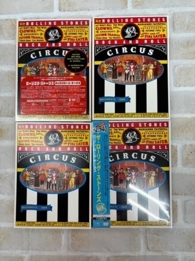 I470  コレクション大放出！The Rolling Stones DVD4枚まとめ売り！ ⭐