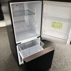 NO 209 🌈北九州市内配送設置無料✨🌈 SJ-GD14E-B 冷蔵庫 プラズマクラスター冷蔵庫 ピュアブラック [2ドア /右開き/左開き付け替えタイプ /137L]