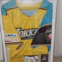 ◆たまにはジﾓﾃｱｨで買ってよ◆額入り大谷翔平直筆サイン入りユニフォーム