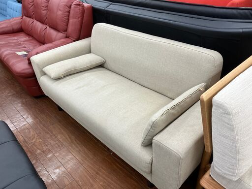 2Pソファ リビング家具  No.1223● ※現金、クレジット、スマホ決済対応※