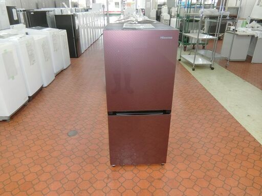 ID 193130  冷蔵庫２ドア　134L　ハイセンス　２０１９年　HR-G13A-BR