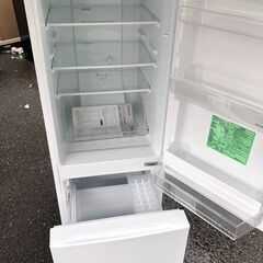 NO 214 🌈北九州市内配送設置無料✨🌈 2019年　ヤマダ電機 2ドア冷蔵庫 (156L・右開き) ホワイト YRZF15G1